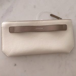 Senreve Bracelet Pouch Cream Leather